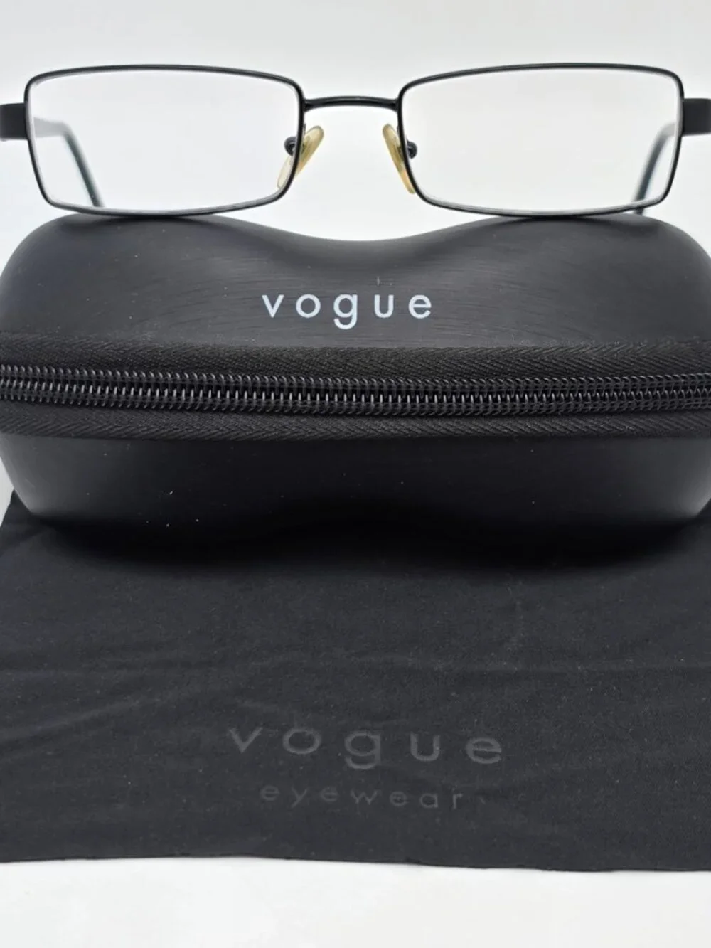 Vogue VO3493 352 Polished Black Eyeglasses Frame w/ Case Italy 52-18-135